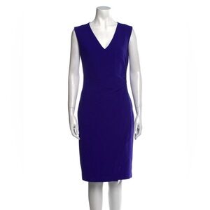 Diane von Furstenberg V-Neck Sleeveless Sheath Dress Size 6